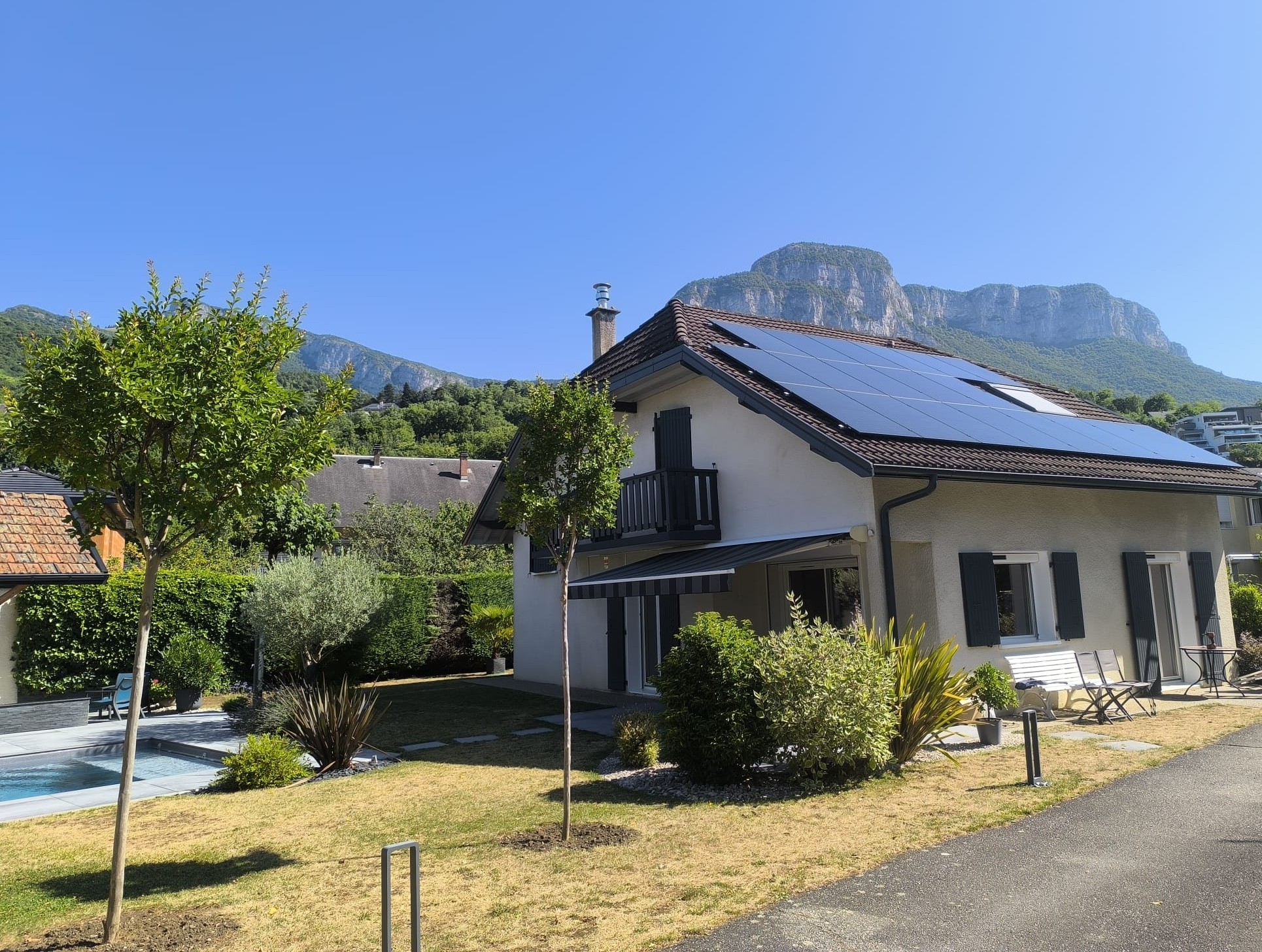 Installation de panneaux solaires